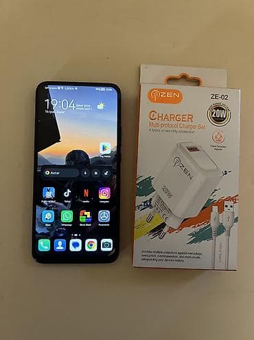 huawei модем: Huawei P Smart Z, 64 ГБ, цвет - Голубой, Сенсорный — 1