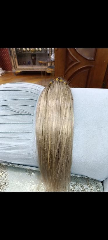 Şəxsi əşyalar: Sac tebii ushag sacidir,ipek kimi sacdir,1 defe gaynaga goyulub,tez — 7