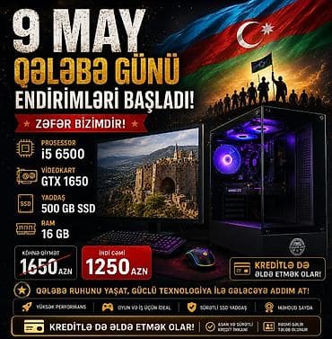kredit kompüter: Kreditle əldə edə biləcəyiniz güclü və sərfəli kompüter dəsti! — 1