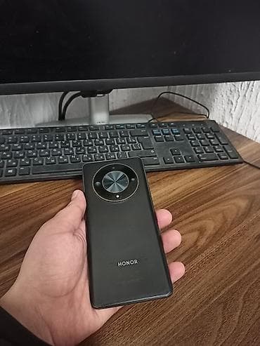 islenmis cin nomreler: Honor X9b, 256 GB, rəng - Qara, Düyməli, Sensor, Barmaq izi — 1