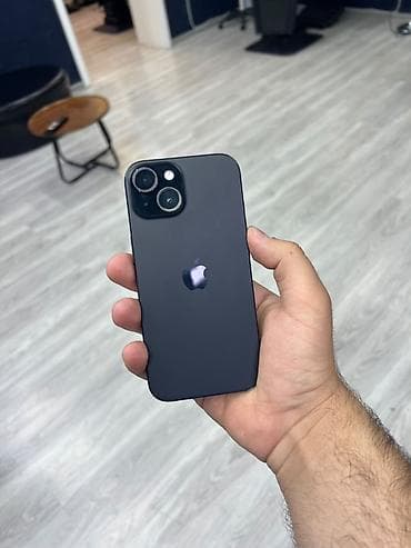 Техника и электроника: IPhone 15, 128 ГБ, Черный, Face ID — 1