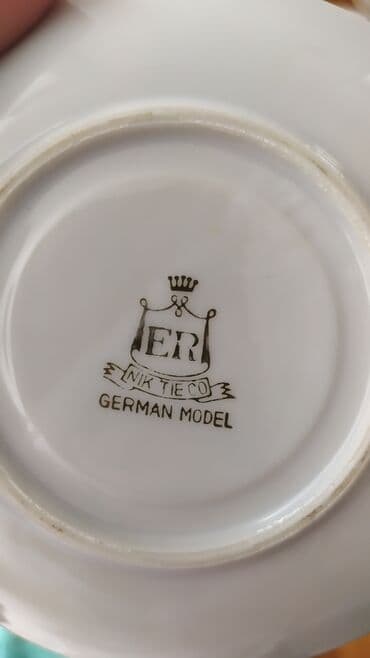 bagema qab: Çay dəsti, rəng - Qızılı — 2