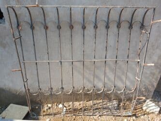 pencere reşotkaları: Dəmir pəncərə barmaqlığı - Material: möhkəm metal/dəmir konstruksiya — 1