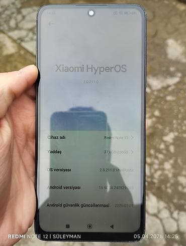 kontakt home redmi note 13: Redmi Note 13, 256 GB, rəng - Qara, İki sim kartlı — 2