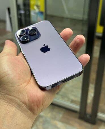 işlemiş telefonlar: IPhone 14 Pro, 256 GB, Deep Purple, Zəmanət, Simsiz şarj, Face ID — 2