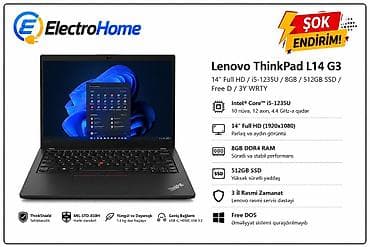 Lenovo ThinkPad L14 G3 – peşəkarlar üçün etibarlı noutbuk - — 1