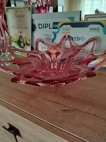 Şüşə dekorativ dəst – 3 hissə ENDİRİM OLACAQ!!! - Material: qalın