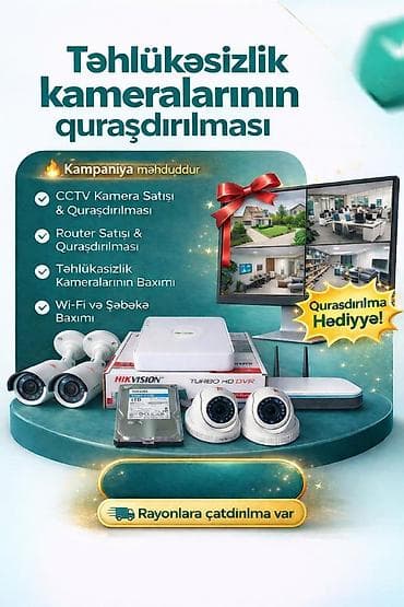 Təhlükəsizlik sistemləri | Müşahidə kameraları | Quraşdırılma