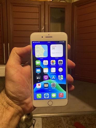 IPhone 8 Plus, 256 GB, Ağ, Barmaq izi