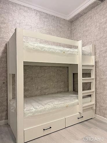 Mebel: Oğlan və qız üçün, Yeni, Çarpayı, Matras ilə, Siyirməli, Laminat — 1
