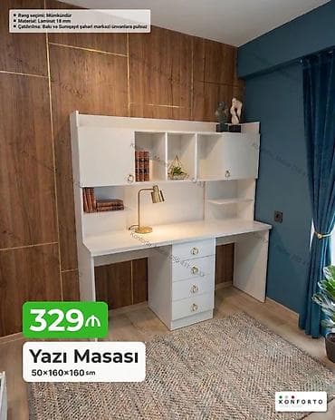 Düz masa, Stulsuz, Polkalı, Siyirməli, Sadə laminat lalafo.az -da Düz masa, Stulsuz, Polkalı, Siyirməli, Sadə laminat