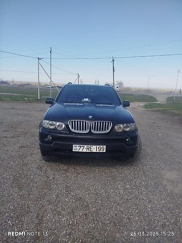 Avtomobil satışı: BMW X5 (E53) – mat qara rəngli, şəhər və off-road üçün rahat SUV — 9