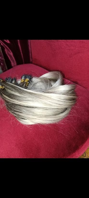 Şəxsi əşyalar: Sac tebii ushag sacidir,ipek kimi sacdir,1 defe gaynaga goyulub,tez — 4