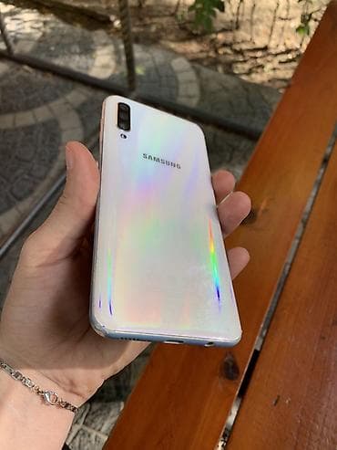 iphone 8 sumqayit: Samsung Galaxy A50, 64 GB, rəng - Ağ, Barmaq izi — 4