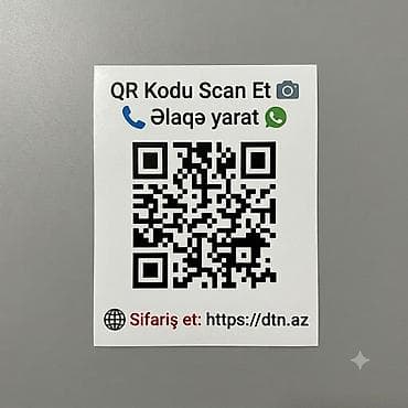 Rəqəmsal Vizitkart – DTN.AZ Məhsulun mahiyyəti: - QR kod əsasında — 2