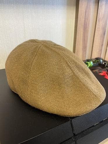 ZARA kişi newsboy/kepka şapka - Rəng: qum rənginə yaxın açıq qəhvəyi