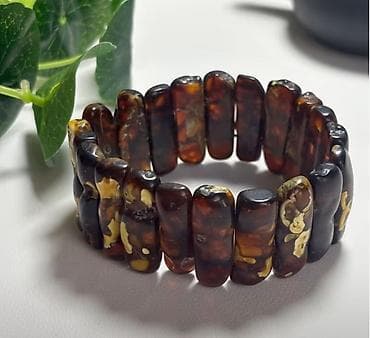 tek qas uzuk: Браслеты из натурального Балтийского Янтаря. цены 25-30 манат — 1