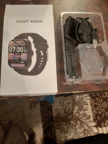 Smart saat, Smart, Sensor ekran, rəng - Qara