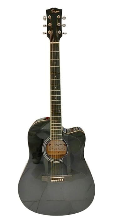 gitara simi: Smiger qara akustik gitara. Çox az işlədilib, yeni kimidir, cızığı — 2