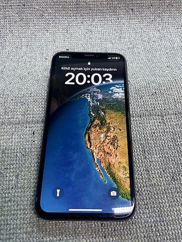 ucuz telefonlar iphone: IPhone X, 64 GB, Qara, Face ID — 2