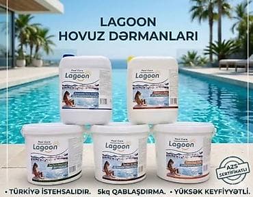 ditdili dermani: 5 litrlik hovuz kimyəvi komplekti Lagoon (komplekt 5 ədəddən — 1