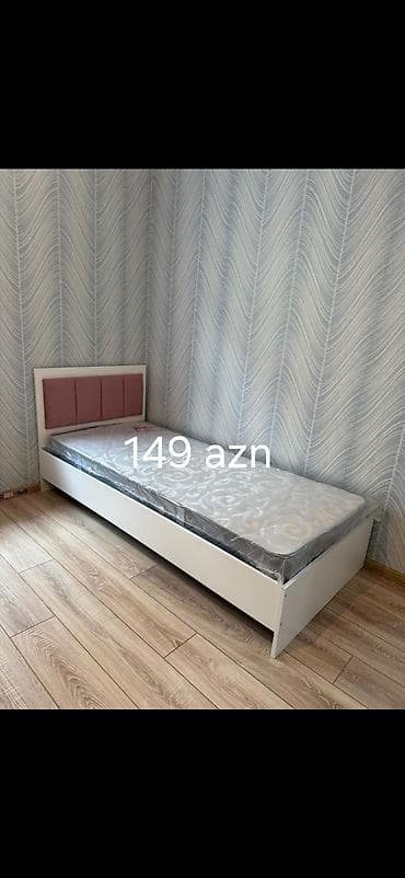 uşaq doşəyi: Tək nəfərlik çarpayı – 149 AZN - Ölçü: standart tək nəfərlik (təxmini — 6