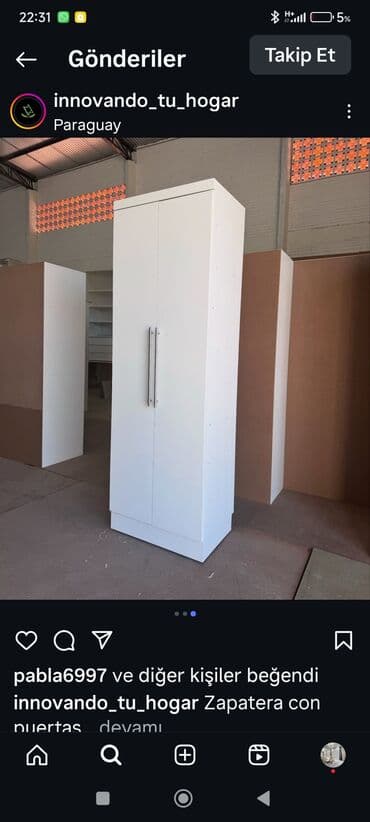 угловой шифоньер в спальню: Новый, Распашной, 2 двери Прямой шкаф, Гардеробный шкаф, Азербайджан — 15