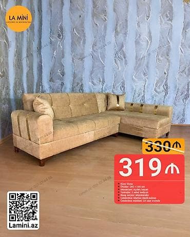 l 805: Künc divan, Açılan, Bazalı, Parça, Şəhərdaxili pulsuz çatdırılma — 1