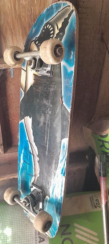 skey: Skateboard – tam komplekt - Taxta: Klasik formalı, ikitərəfli — 1