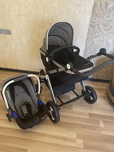 Modullu arabalar: Besrey 2-in-1 uşaq arabası + avtomobil beşiyi (travel system) - — 8