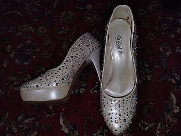 toy: MeShure brendi qadın ayaqqabısı – parıldayan daşlarla bəzədilmiş — 3