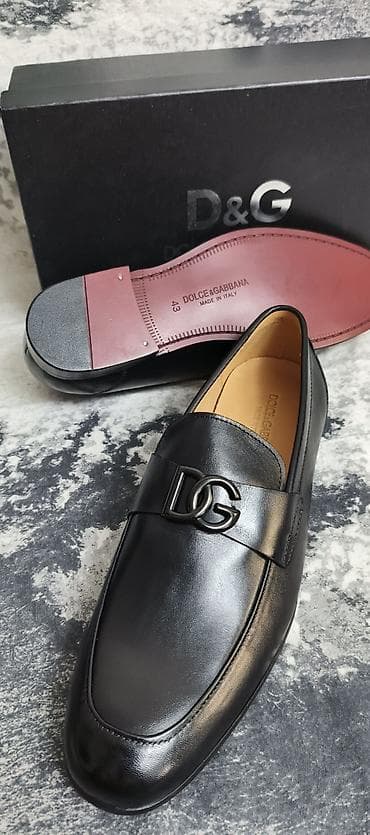 kişi ayaqabi: Кожаные туфли Итальянского бренда Dolce Gabbana. Размер 43. Made in — 7