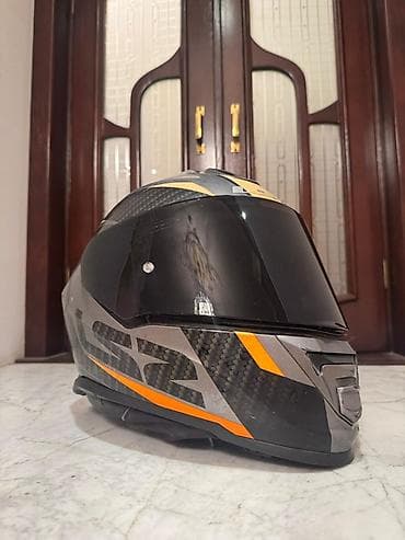 Nəqliyyat: LS2 tam üzlü motosiklet dəbilqəsi - Korpusu: karbon lifli kompozit — 3