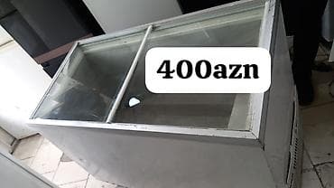 Şüşə sürgülü qapaqlı dondurucu vitrin - Mağaza və kafe üçün uyğun