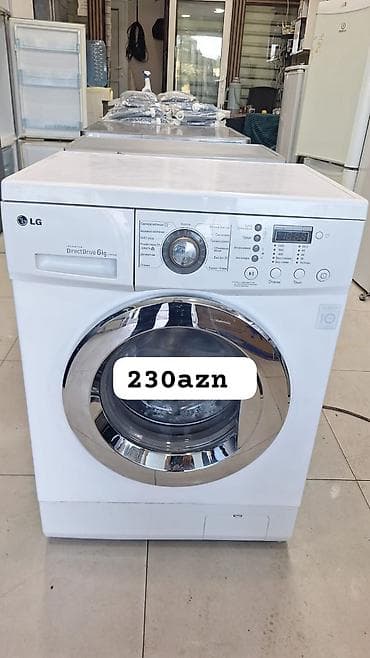 LG paltaryuyan maşın – Inverter Direct Drive, 6 kq - Ön yükləmə -