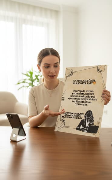 xirdalanda satici teleb olunur: Satış məsləhətçisi tələb olunur, Yalnız qadınlar üçün, İstənilən yaş, Təcrübəsiz — 1