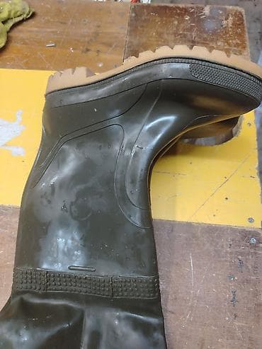 ağ rezin çəkmələr: Balıqçı relyaları (boğaza qədər), inteqrə edilmiş rezin çəkmələrlə - — 3