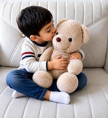 şaxta baba torbası: Oyuncaq ayı .heç işlənməyib.naturaldir — 2