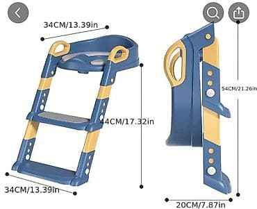 ayaqyolu: Uşaq tualet təlimi üçün qatlanan nərdivanlı oturacaq. Baha alınıb,az — 4