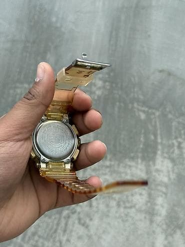casio 2100: Casio G‑Shock 200 orginal qol saatı - Korpus və qayış: şəffaf/şam — 2