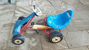 oyunca: Uşaq pedallı go-kart - Dörd təkərli, stabil konstruksiya - Pedalla — 10