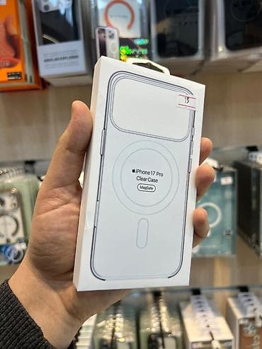 telfonlar: Məhsul: iPhone 17 Pro üçün şəffaf qoruyucu örtük (MagSafe uyumlu) — 1