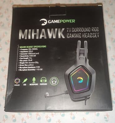 nausnik temiri: GamePower Mihawk Məhsul yenidir. Sadəcə səs kontrollerinin işığı — 3