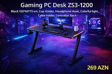 Kompüter masası, Yeni, Açılmayan, Dördbucaq masa