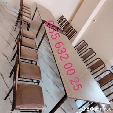 toxunma saplar satisi: Yeni, Kvadrat masa, Açılmayan, Stullar ilə, Metal, Azərbaycan — 15