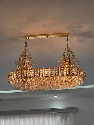 Çılçıraq, 10 və daha çox lampa, Metal