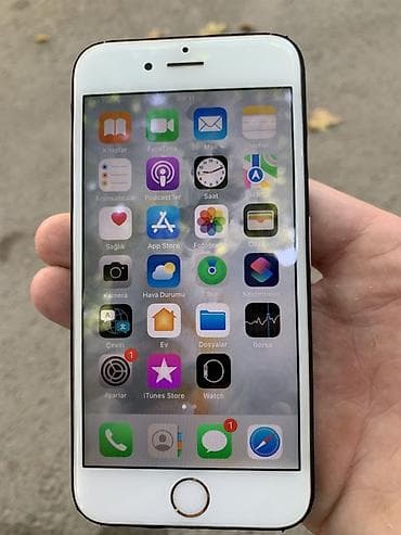 iphone 15 adapter: IPhone 6, Ağ, Barmaq izi — 3