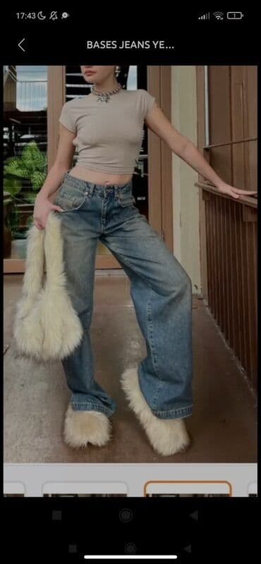 enli qadın şalvarları: Cinslər, rəng - Mavi — 2