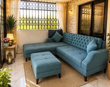 pufik divan: Künc divan, İşlənmiş — 1