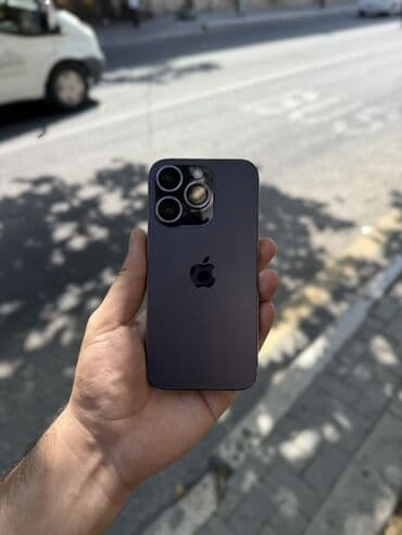 телефон fly ds169: IPhone 14 Pro, 128 ГБ, Deep Purple — 15